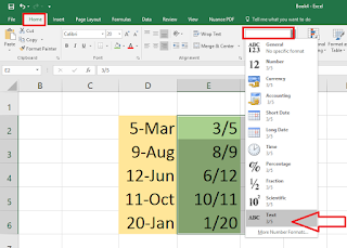 How to Stop Numbers Converting into Dates in MS Excel,how to type numbers in excel,how to type number with /,how to stop number into dates,convert numbers,date format,how to type text number,ms excel tips & tricks,number format,date to number format,dont type dates,convert dates into number,type as text,change number format,type date format,excel 2007,2010,2013,2016,column,row,cell,excel sheet,dont convert number into dates How to type Numbers in Excel without changing a dates format   Click here for more detail...