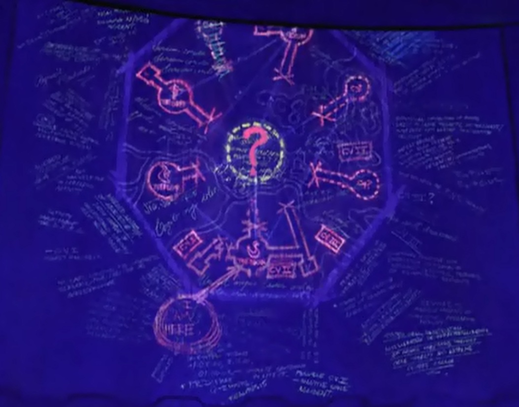 Карта острова из сериала lost