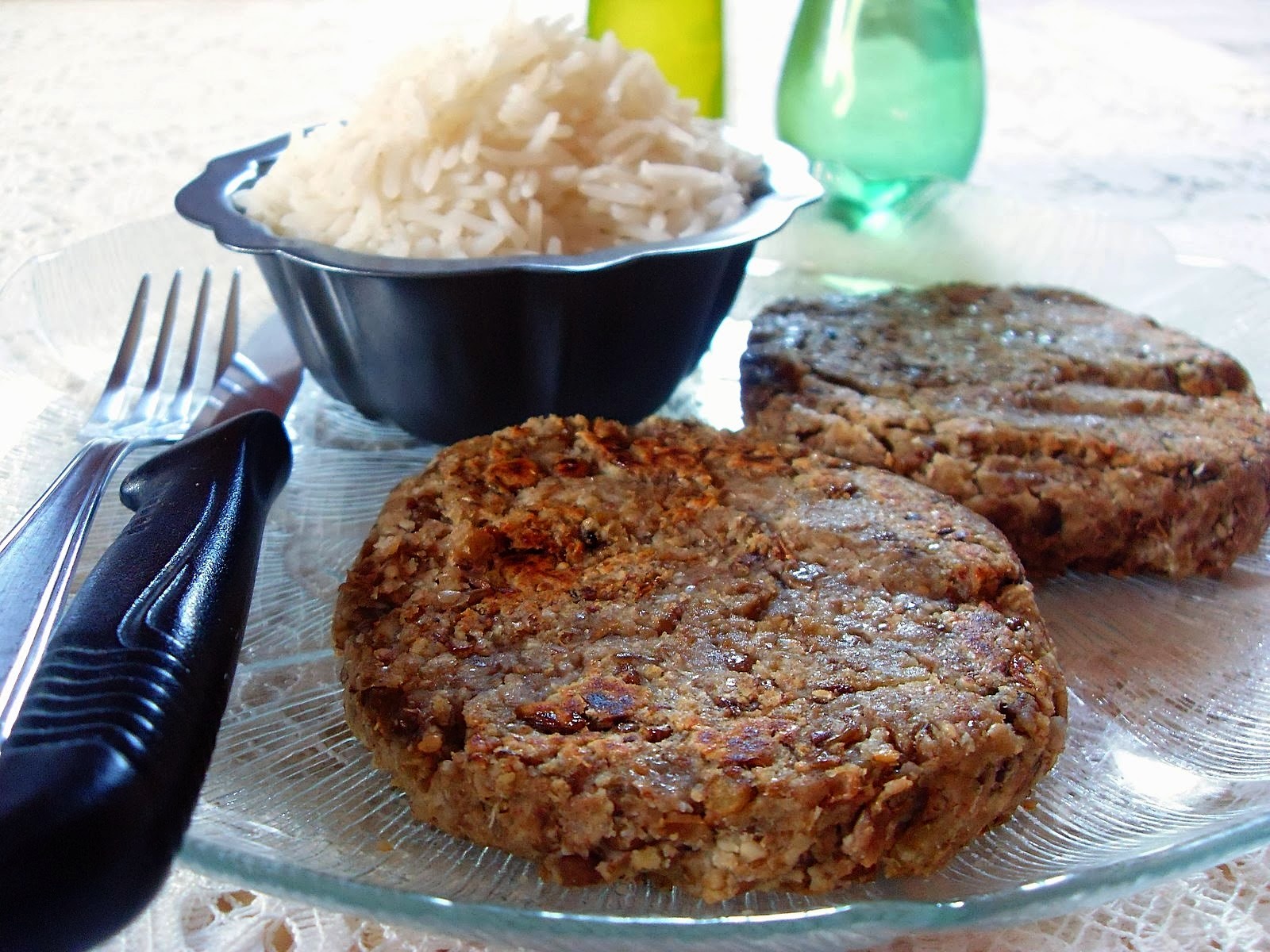 Ma Cuisine Végétalienne Steaks, lentilles sarrasin (Vegan)
