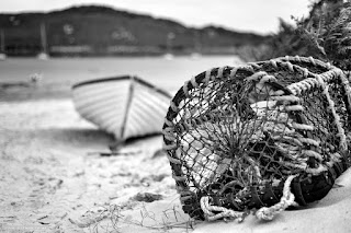 Pot and boat Bryher