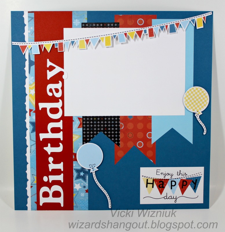 Wizard's Hangout A Fanfare Birthday Layout