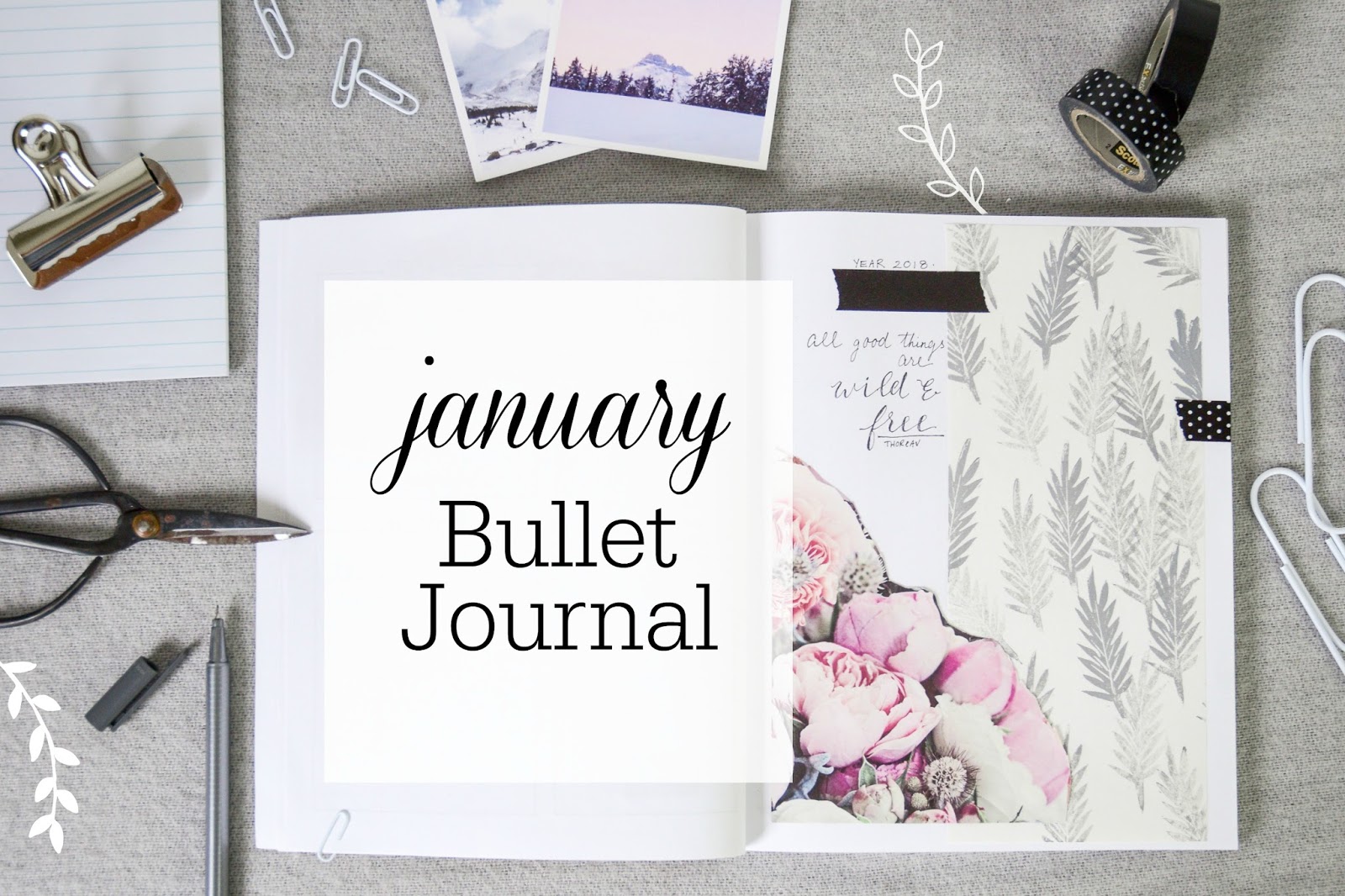 New Year Bullet Journal Set Up January 2017 Life Dispensed