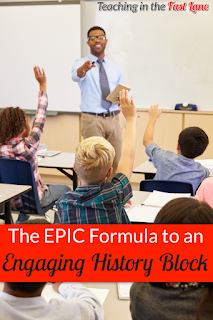Are you struggling to get your students to connect with their history? Follow this EPIC formula to engage students and get them excited about history!