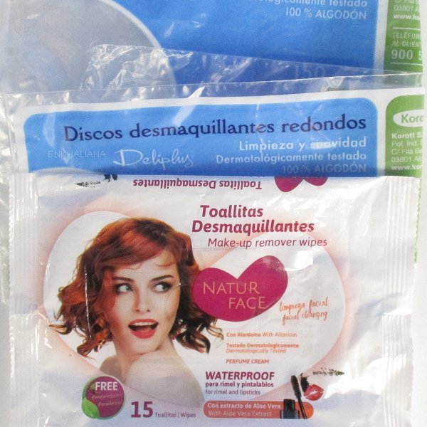Toallitas Desmaquillantes Natur Face / Discos Desmaquillantes Redondos Deliplús