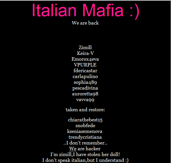 Funny italian gangster names