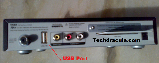 set top box USB port