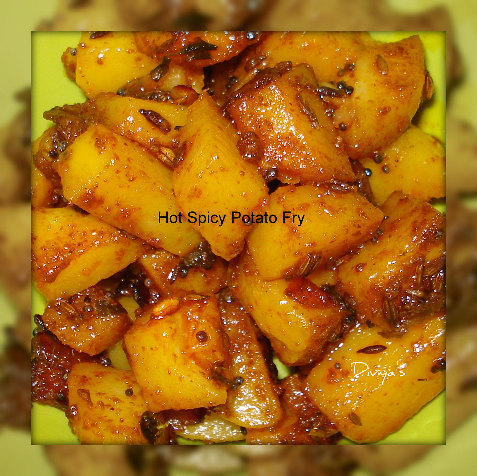 Hot Spicy Potato Fry Potato Masala Using Sambar Powder You Too Can Cook