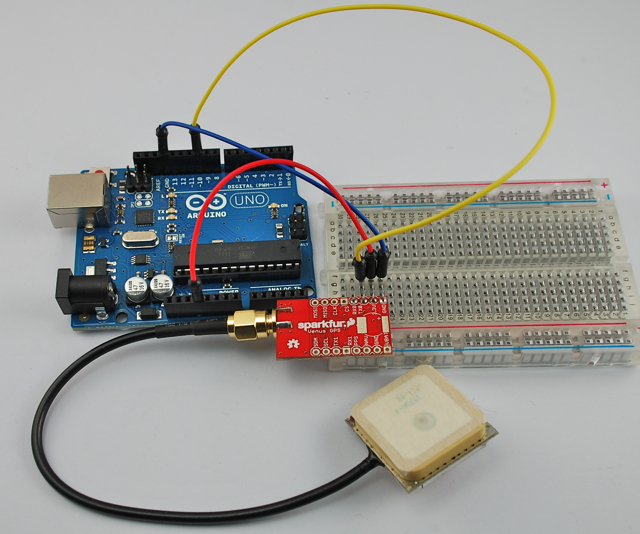 Dr. Monk's DIY Electronics Blog: Sparkfun Venus GPS and Arduino