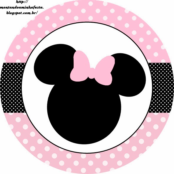 MANUALIDADES Stickers de Minnie Mouse