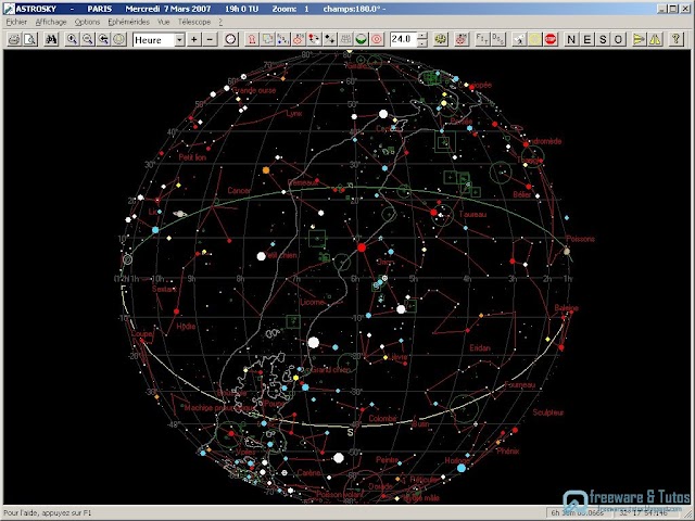 Astrosky : un logiciel de cartographie du ciel