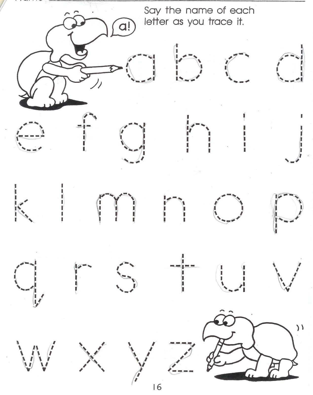 Homework For Kindergarten Printable