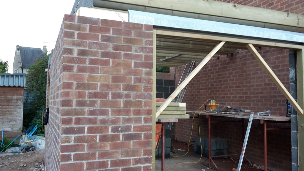 An English Homestead Extension Progress Up To First Floor Joist