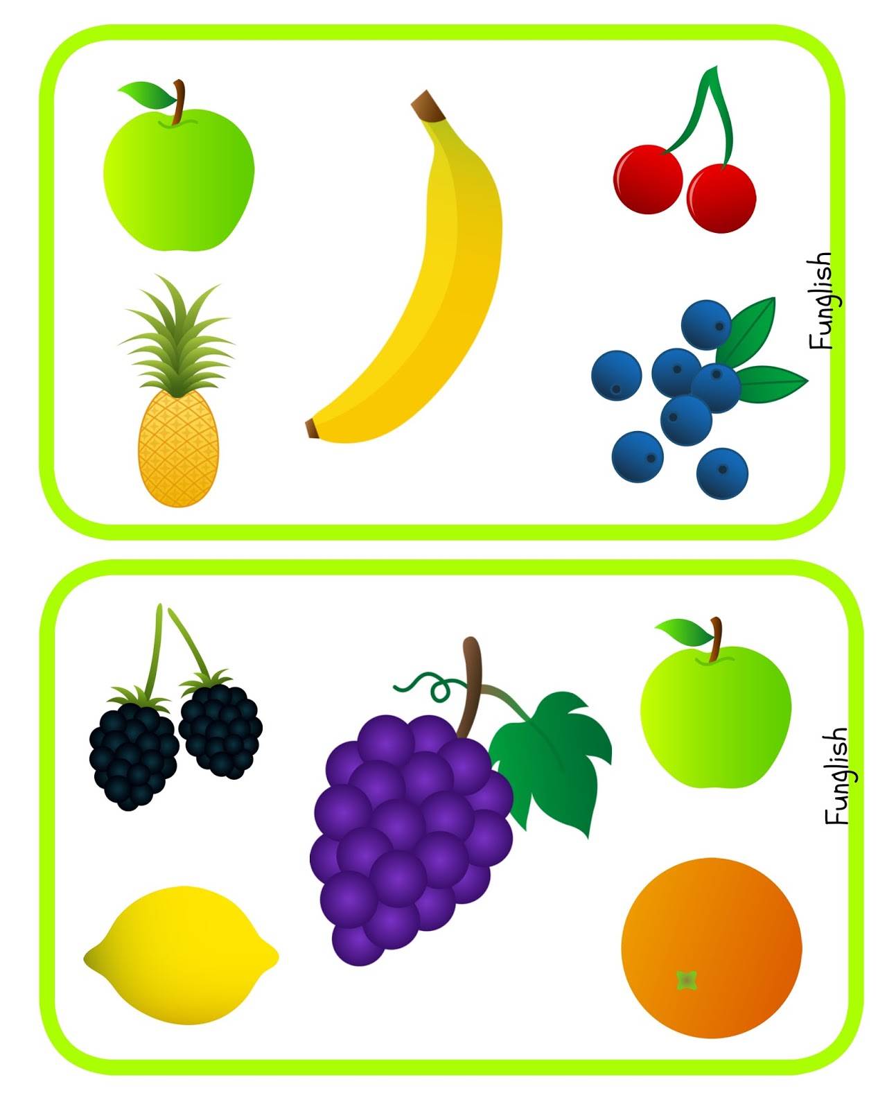 Printable Fruit Printable Fruit