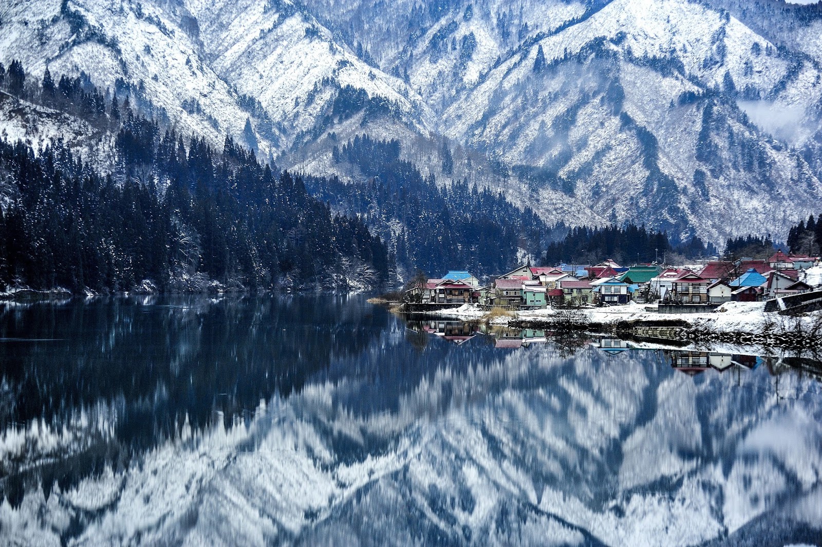 Tadami River, Japan HD Background Tadami River, Japan HD Background