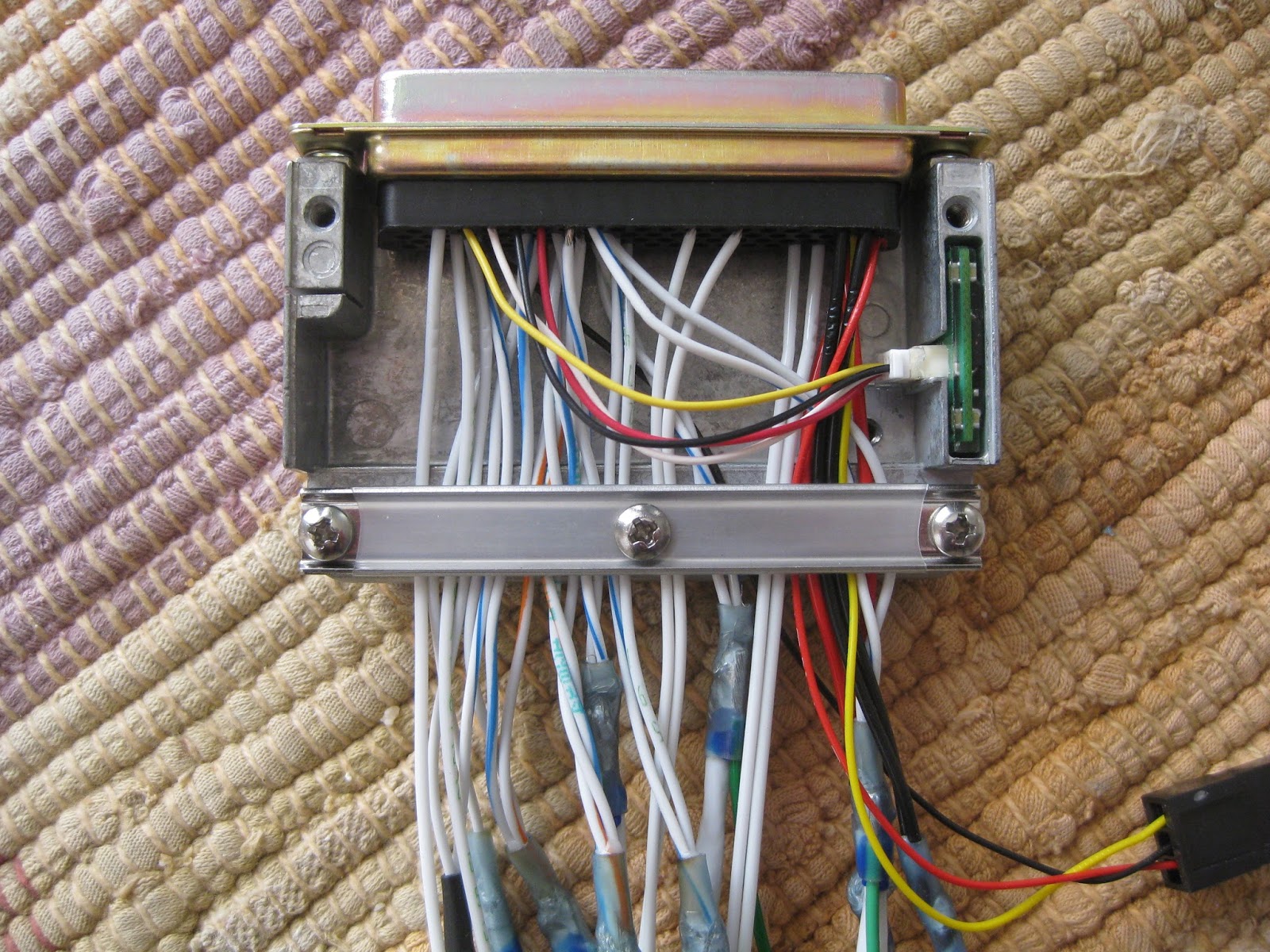 E's Van's RV-14A: Avionics/Wiring: Panel lit up and wiring tested.