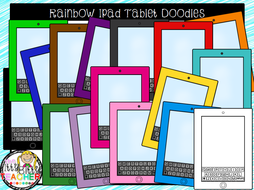 https://www.teacherspayteachers.com/Product/Clipart-Rainbow-Ipad-Tablet-Doodles-1733690
