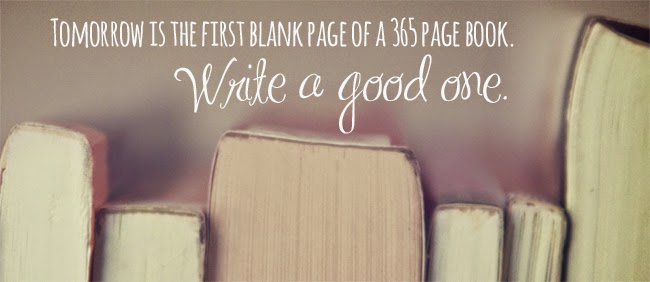 Tomorrow is the first blank page quote | Denise on a Whim