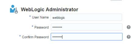 Oracle SOA Cloud Service Weblogic Admin Credentials