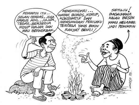 Dua Tiga Mei Orang Bodoh Pun Bisa Jadi Pemimpin