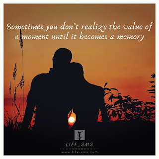 Sometimes you don't realize