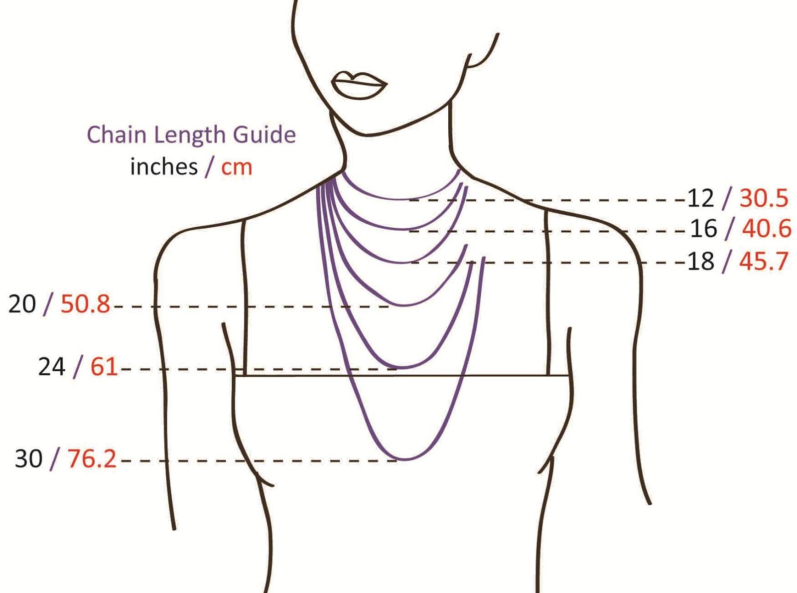 Jim Davis Designs: Necklace lengths