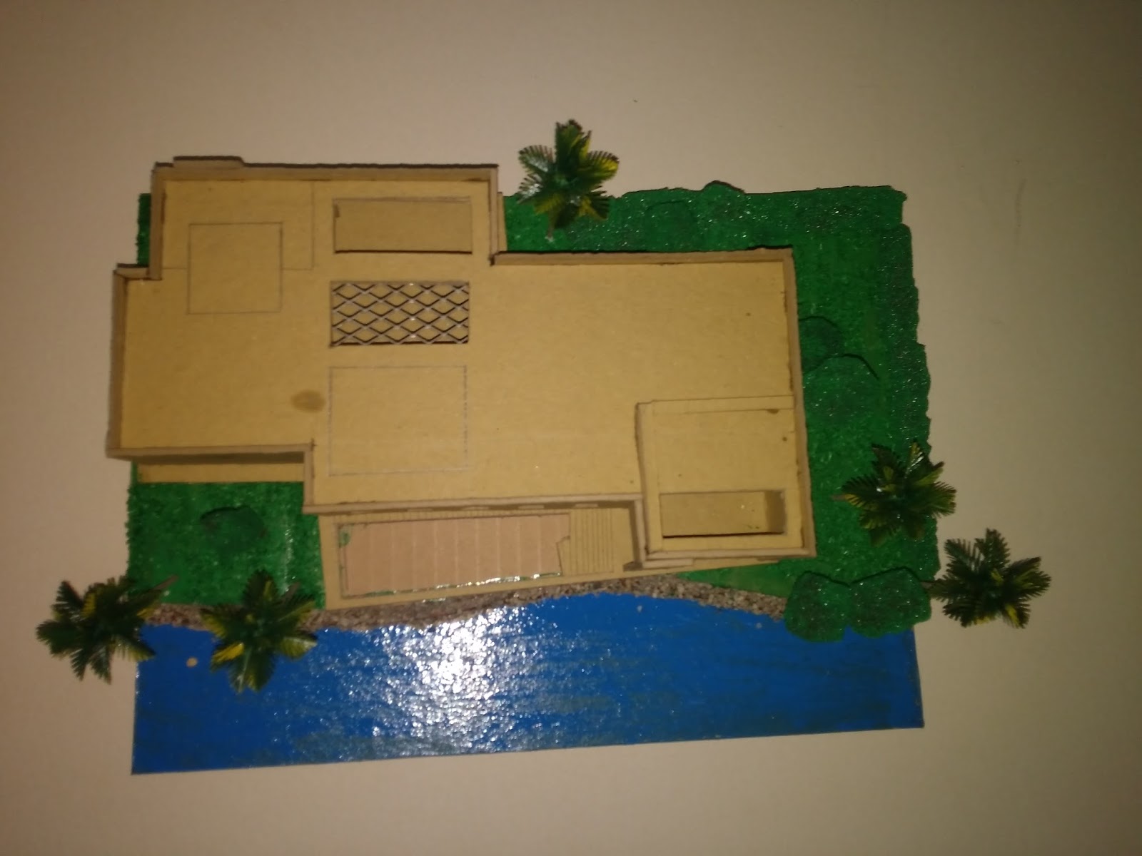 dunia desain : maket arsitektur sederhana