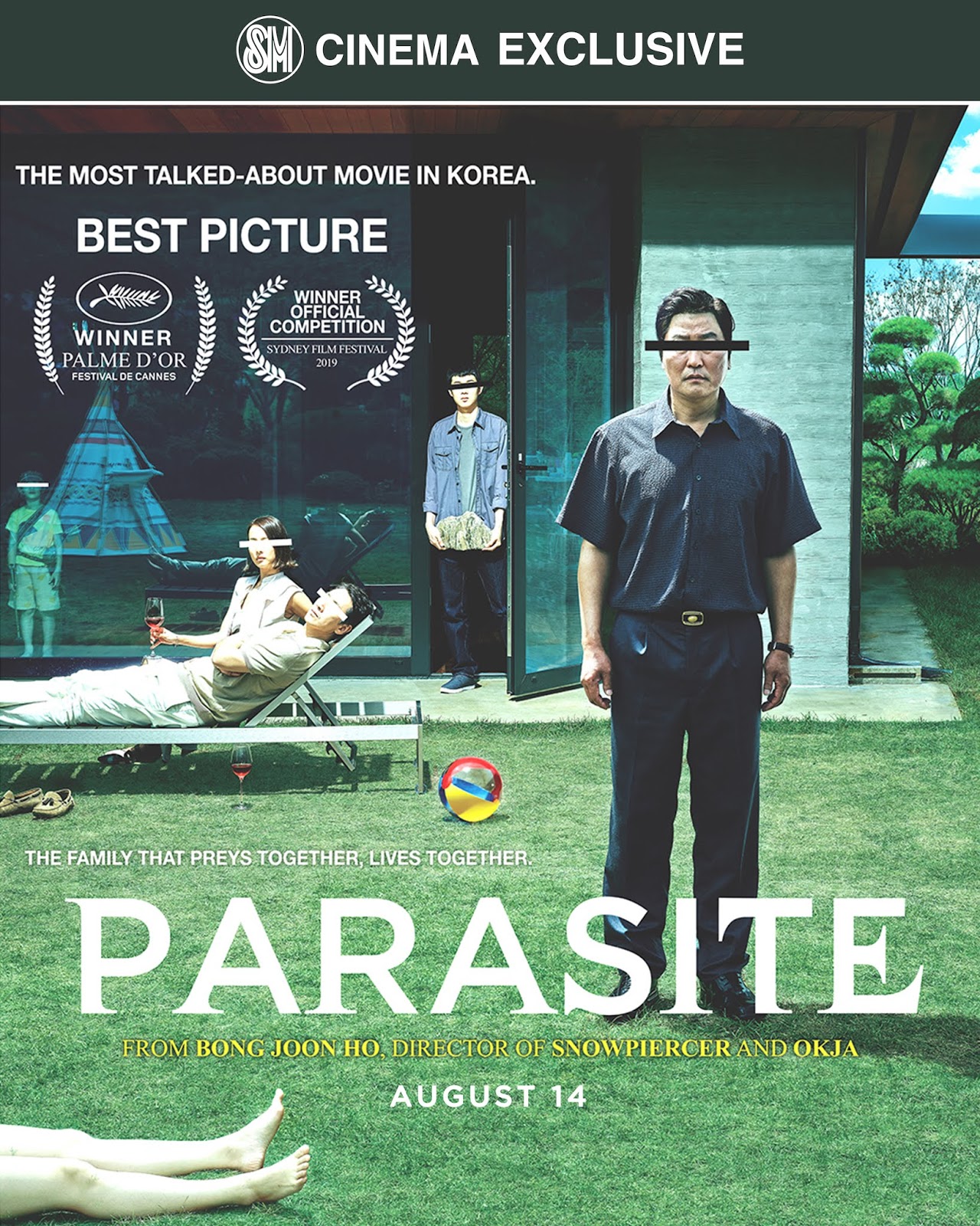 Movie Wallpaper: Parasite Movie 2019 Poster