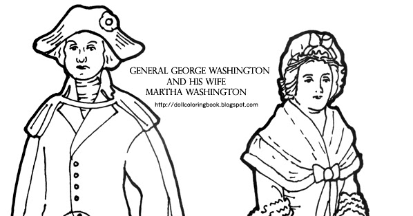Color These Paper Dolls Of George And Martha Washington The Doll color-these-paper-dolls-of-george-and-martha-washington-the-doll