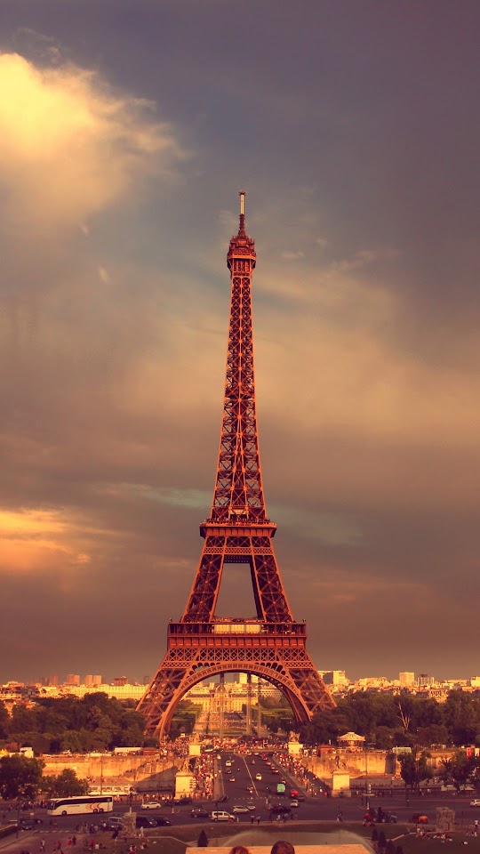   Eiffel Tower Twilight   Android Best Wallpaper