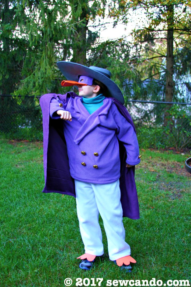 Sew Can Do Halloween Cartoon Cosplay DIY Darkwing Duck Costume