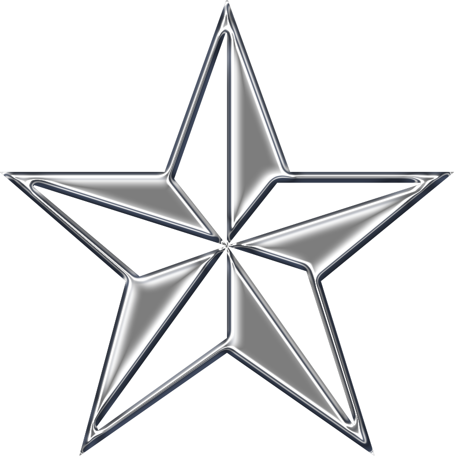 Granny Enchanted's Paper Directory Free Chrome Star Digital Scrapbook