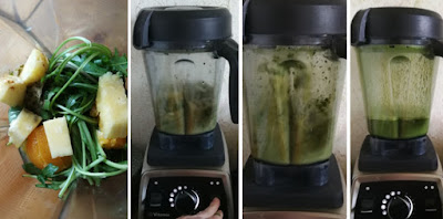 Zubereitung Rucola-Ananas-Orange-Smoothie Zubereitung Rucola-Ananas-Orange-Smoothie