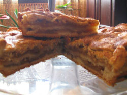 Obuolių pyragas su grietine receptas