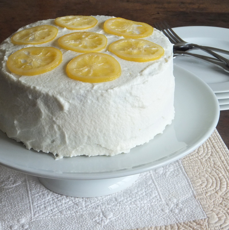 The Sweet Talker Lemon Cake with Lemon Frosting