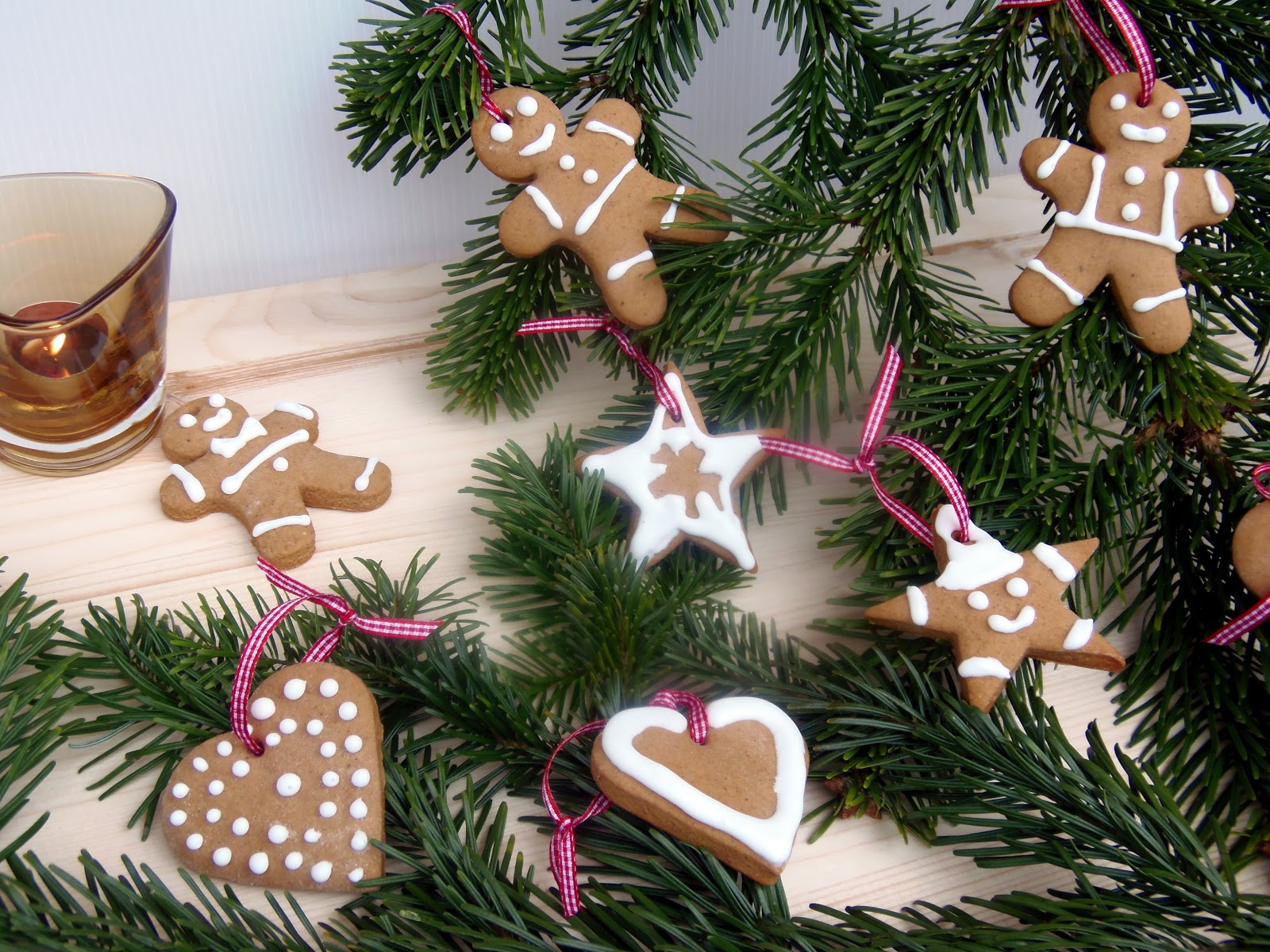 2 Ornamenti Omino Pan Di Zenzero Da Appendere – Decorazioni Natale In Tessuto Morbido Con Cordino, Perfette Per Albero E Caminetto