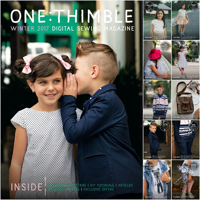 Thread Faction #115 & #116 Review for One Thimble Issue 15: beret & cardigan (for boys!) • www.max-california.com