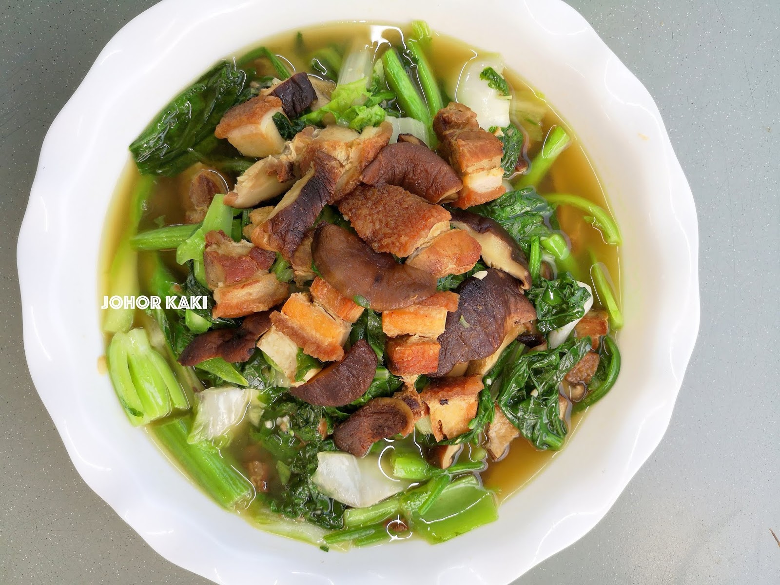 Teochew 7 Vegetables Dish on Chinese New Year Renri Ah Orh Seafood in