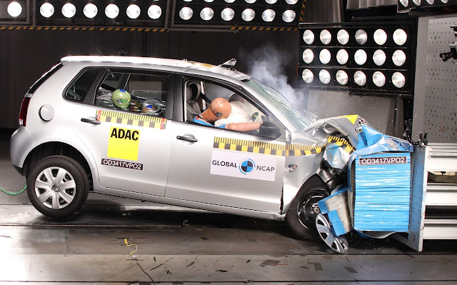 VW Polo IV ganha 3 estrelas em teste do Global NCAP