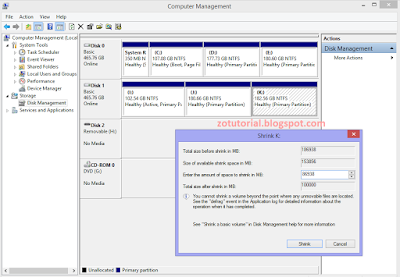 Menambah Partisi Hardisk (Ekternal/Internal) Tanpa Software