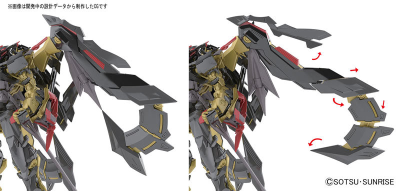RG #24 1/144 MBF-P01-Re2 Gundam Astray Gold Frame Amatsu Mina - Release Info