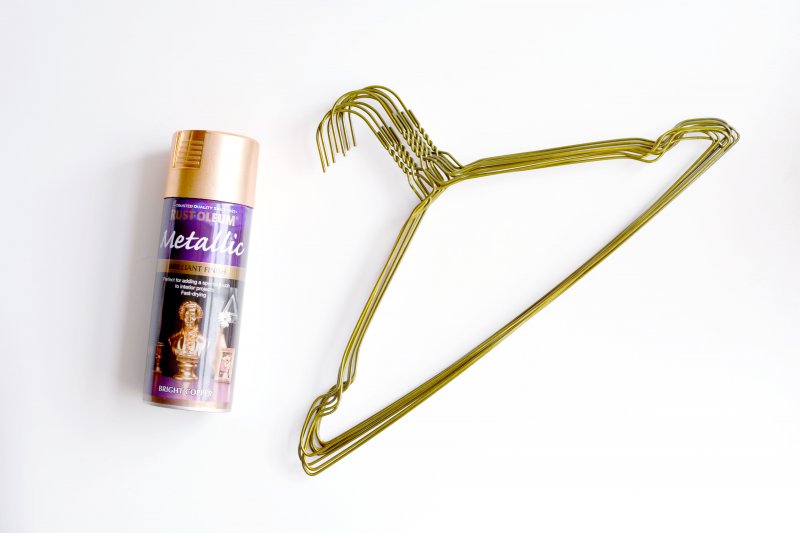 DIY copper coat hangers — Caroline Burke Burkatron
