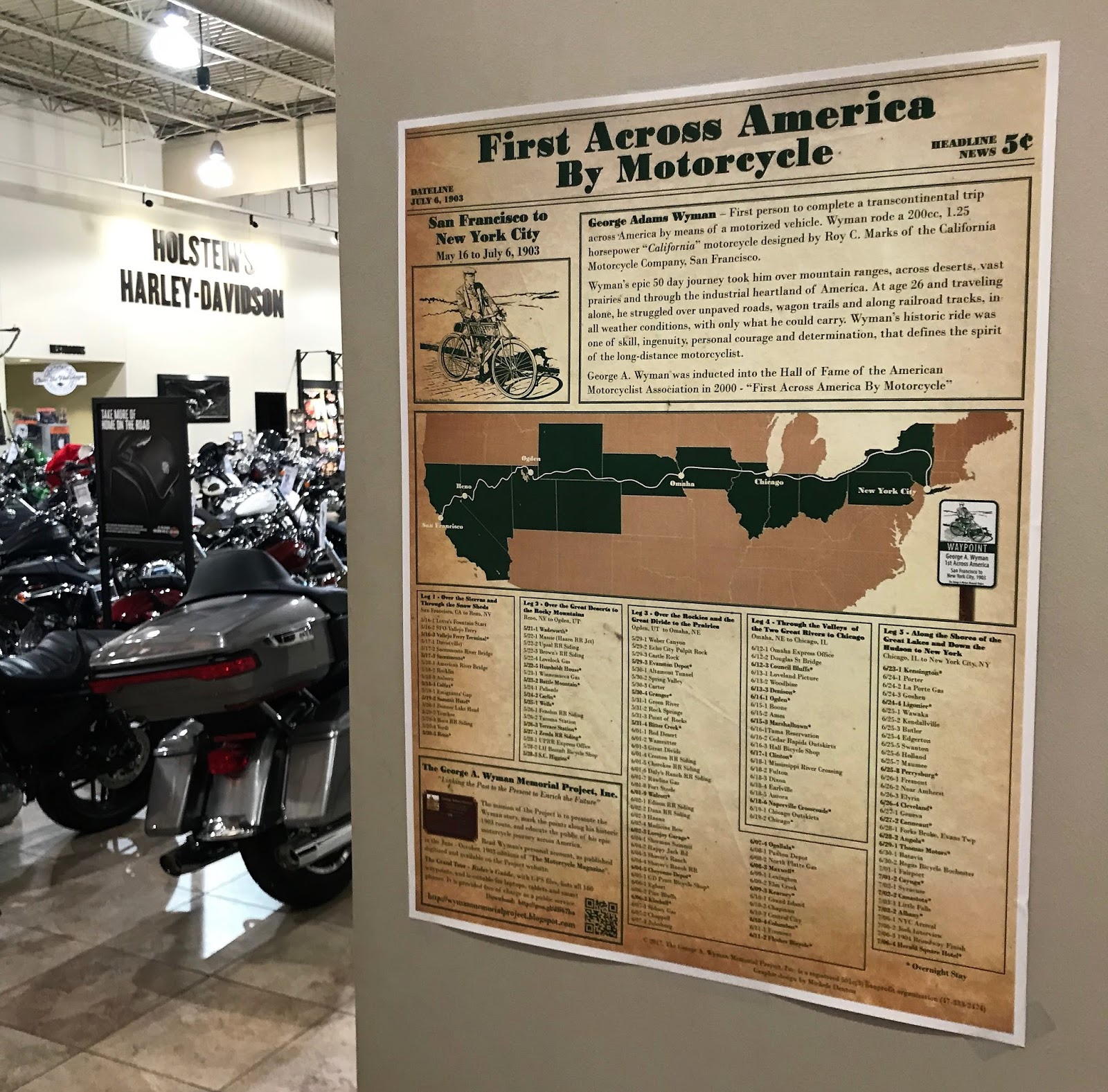 The A. Wyman Memorial Project Wyman Journey Posters Across