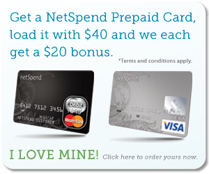 Get Your NetSpend Card Today!
