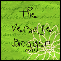 Awarded Versatile Blogger 10.06.12