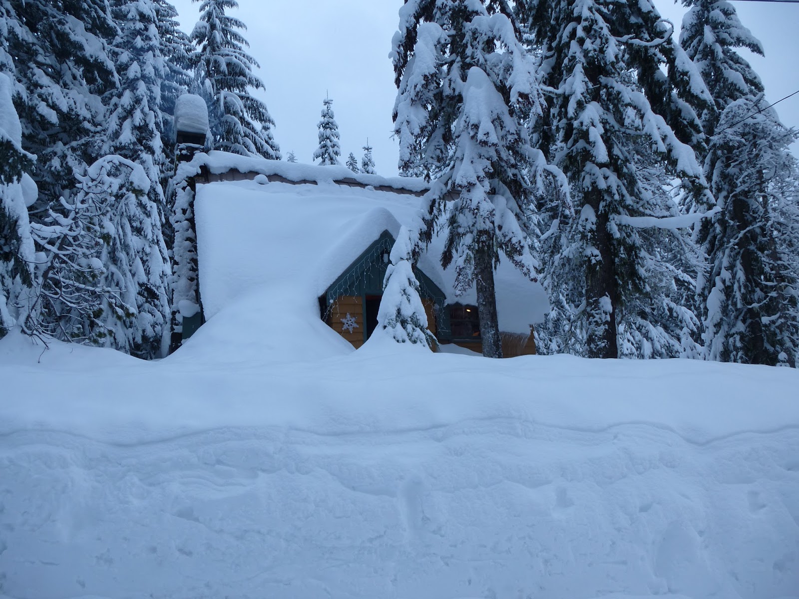 Hiking Oregon Government Camp Snowshoe "Crosstown Trail"