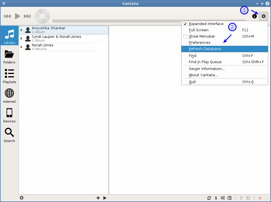 Cara Install MPD + Cantata (Music Player Daemon) Panduan Komputer