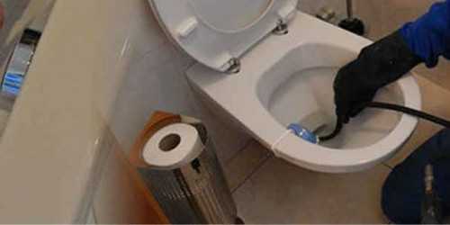 Desentupidora de rede ramal de vaso sanitário