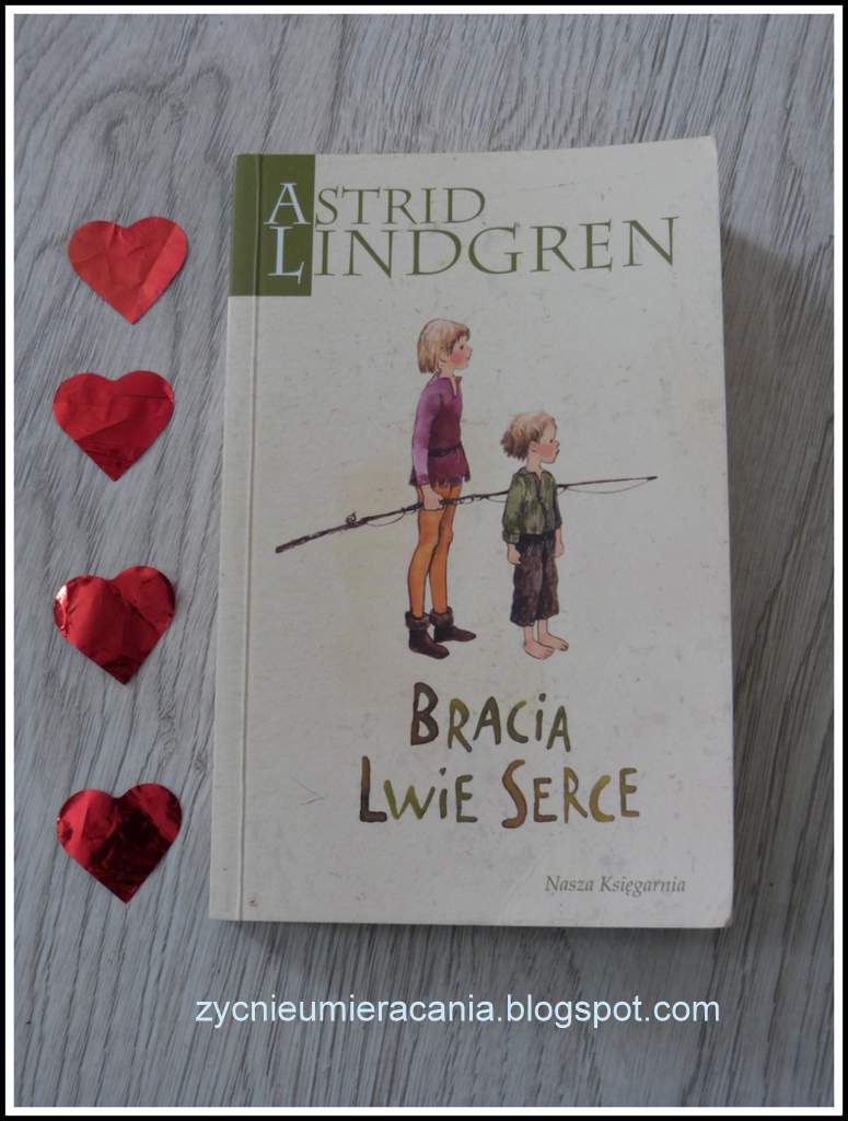 Kartkówka Z Bracia Lwie Serce "Bracia Lwie Serce" Astrid Lindgren.