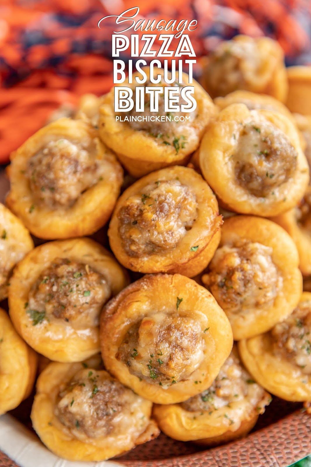 Sausage Pizza Biscuit Bites Plain Chicken®