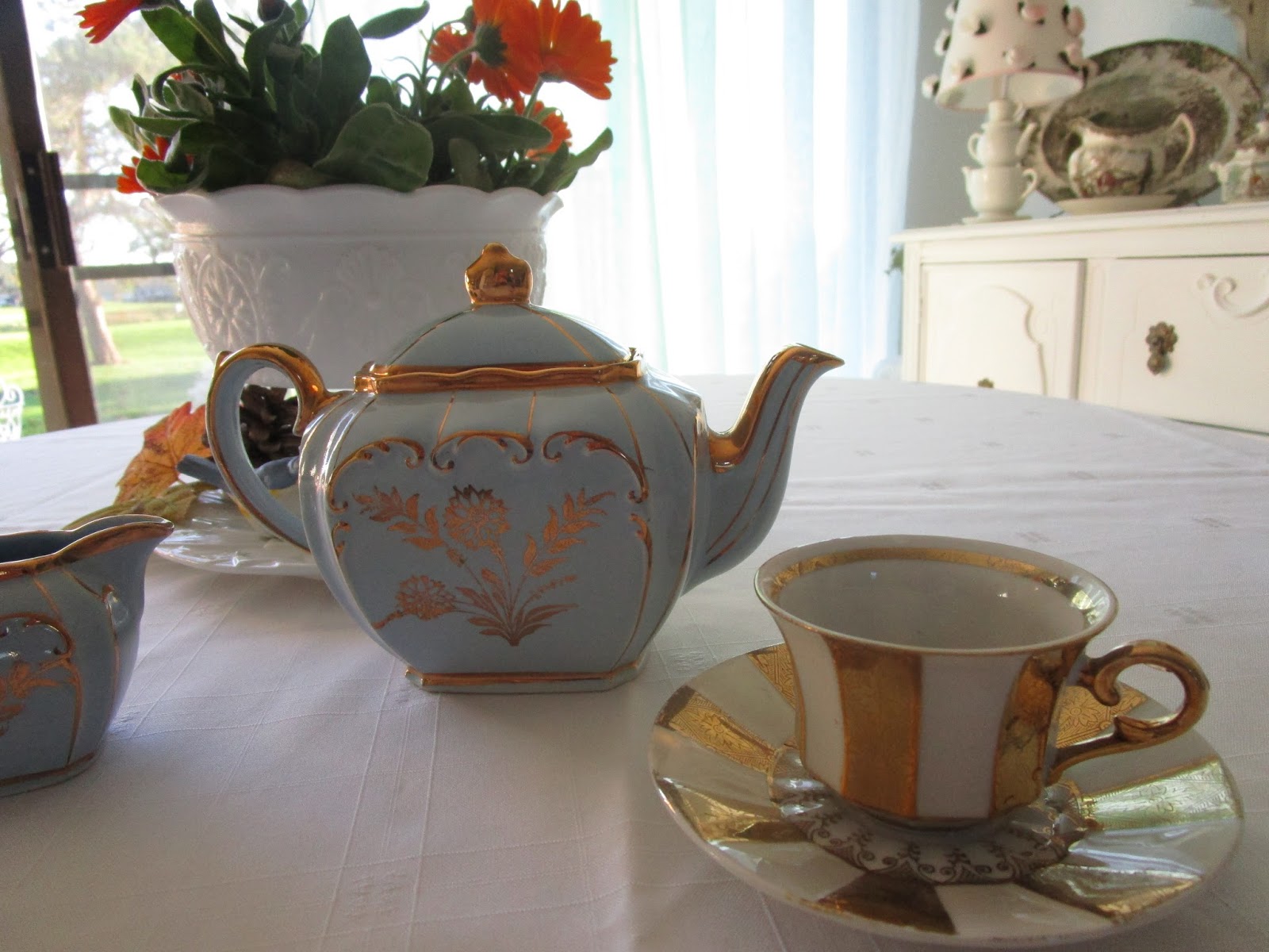 Karen's Cottage and Castle A New Baby Blue Tea Set